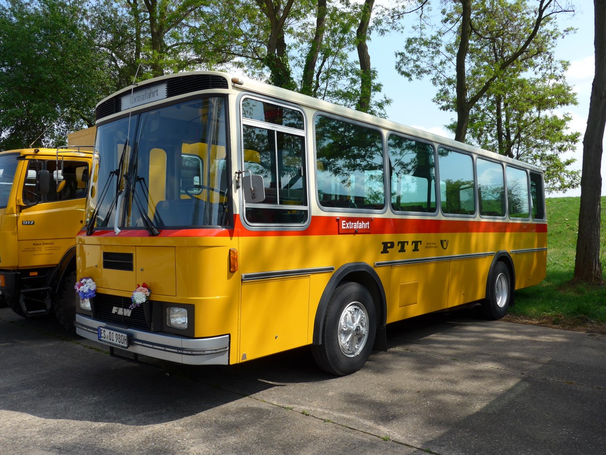 (150'432) - Krech, Aichwald - ES-OI 980H - FBW/Tscher (ex Preisig, Affeltrangen) am 26. April 2014 in Speyer, Technik-Museum