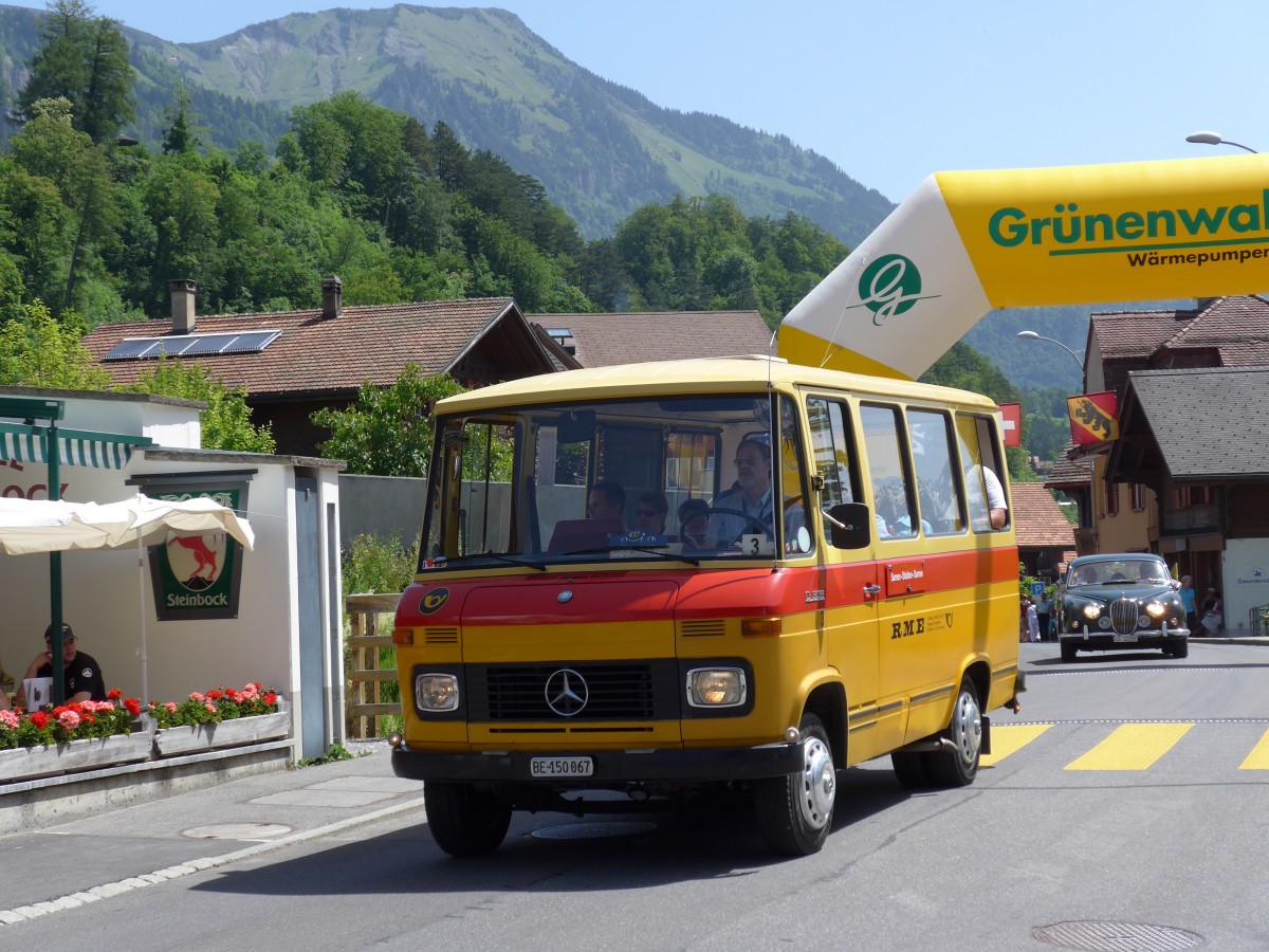 (151'318) - Scheidegger, Schnbhl - Nr. 3/BE 150'067 - Mercedes (ex Mller, Ennetmoos Nr. 3; ex Berwert, Stalden; ex Privat) am 8. Juni 2014 in Brienz, OiO