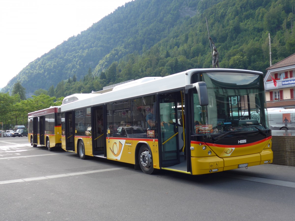 (151'873) - Klopfstein, Laupen - Nr. 10/BE 673'731 - Hess am 28. Juni 2014 beim Bahnhof Interlaken Ost