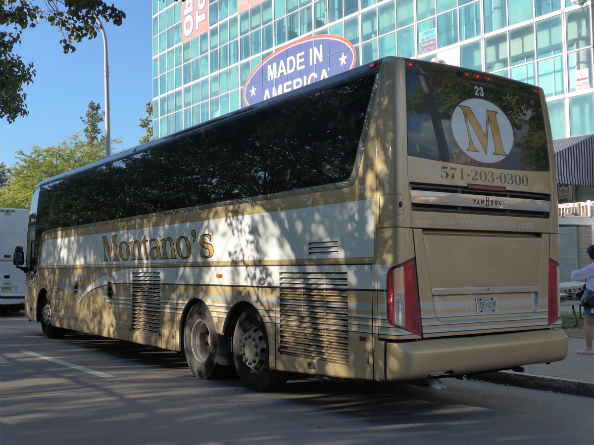 (152'834) - Montano's, Herndon - Nr. 23/105 47P - Van Hool am 15. Juli 2014 in Niagara Falls