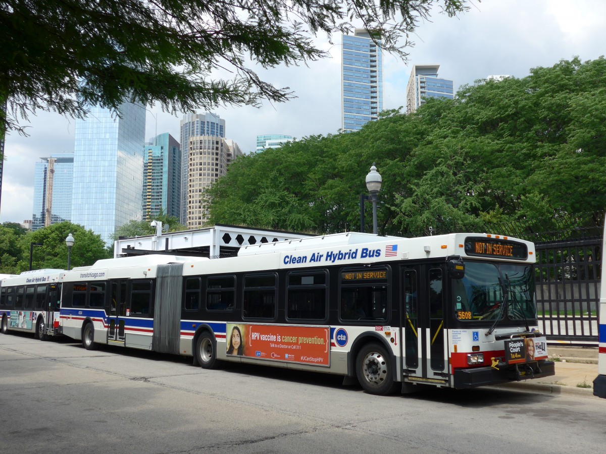 (153'104) - CTA Chicago - Nr. 4134/M 172'769 - New Flyer am 18. Juli 2014 in Chicago, Navy Pier