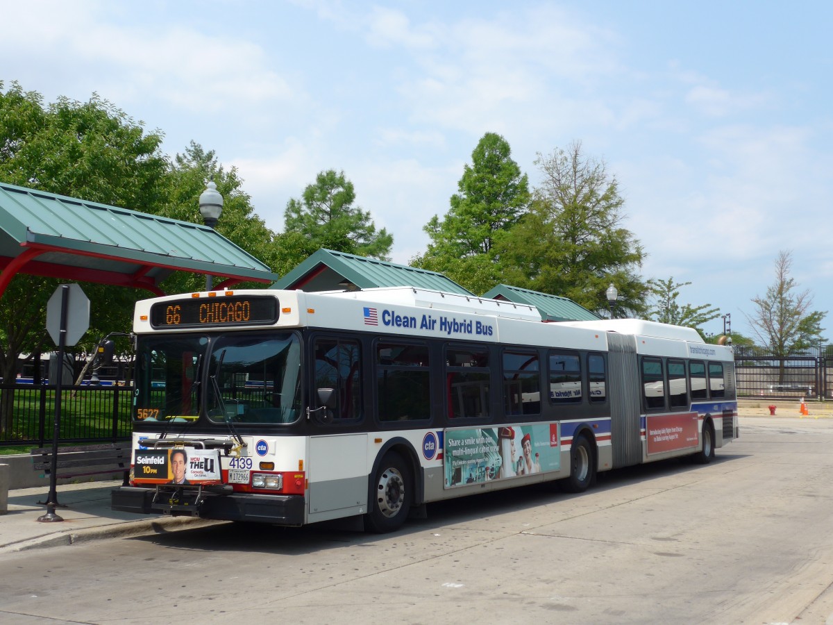 (153'208) - CTA Chicago - Nr. 4139/M 172'966 - New Flyer am 18. Juli 2014 in Chicago, Navy Pier