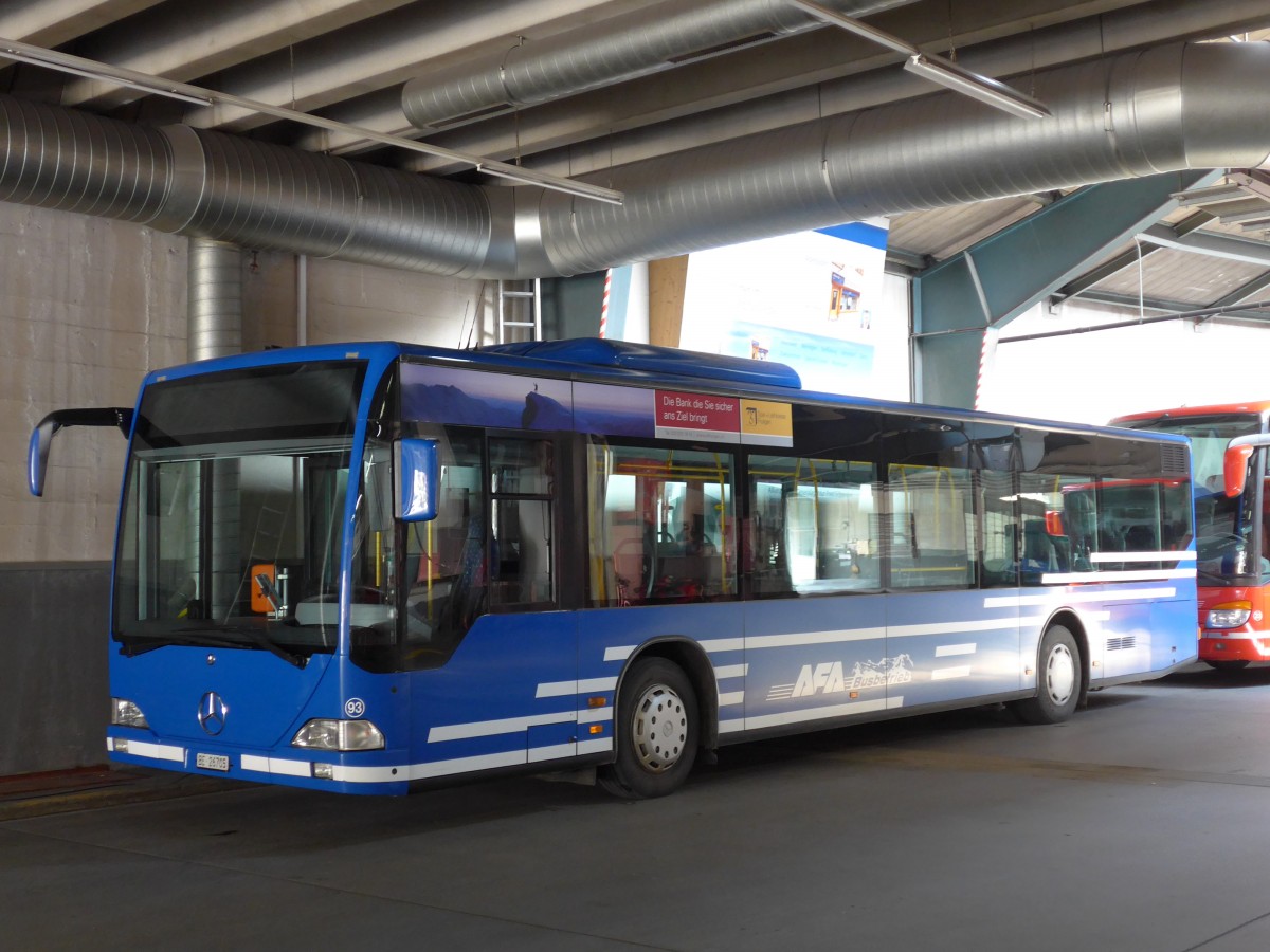 (153'515) - AFA Adelboden - Nr. 93/BE 26'705 - Mercedes (ex Nr. 5) am 1. August 2014 im Autobahnhof Adelboden