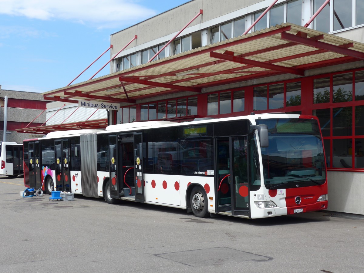 (153'639) - TPF Fribourg - Nr. 550/FR 300'425 - Mercedes am 4. August 2014 in Kloten, EvoBus