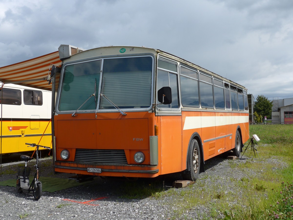 (153'766) - Binggeli, Rekingen - AG 126'064 - FBW/R&J (ex Kramer, Glattbrugg; ex Steiner, Meikirch) am 16. August 2014 in Altsttten, Allmendplatz