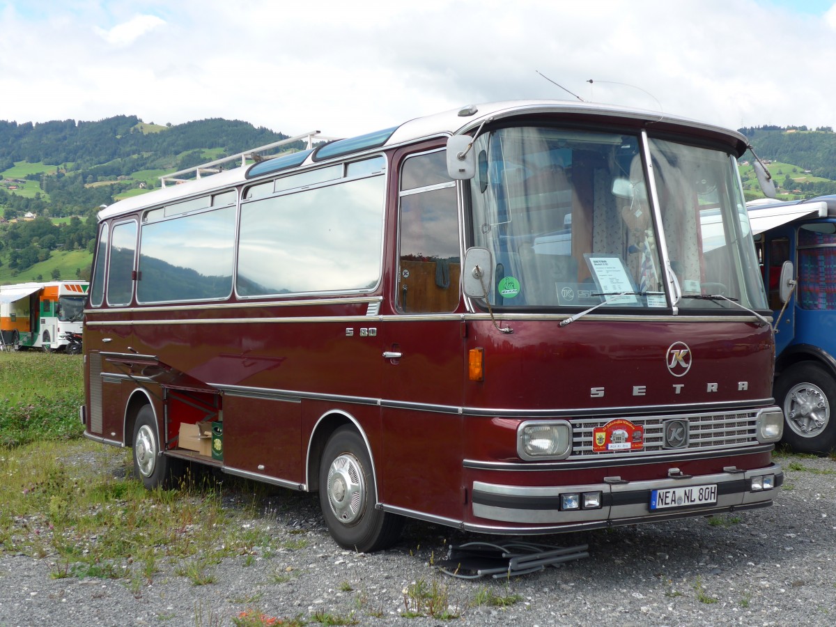 (153'797) - Aus Deutschland: Abele, Bad Windsheim - NEA-NL 80H - Setra am 16. August 2014 in Altsttten, Allmendplatz