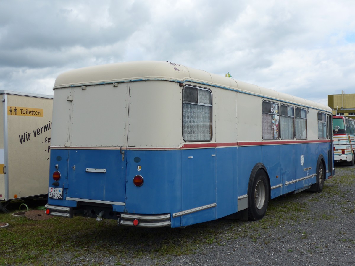 (153'841) - Oswald, Hausen a.A. - ZH 736'339 - FBW/Hess (ex AAGR Rothenburg Nr. 44) am 16. August 2014 in Altsttten, Allmendplatz