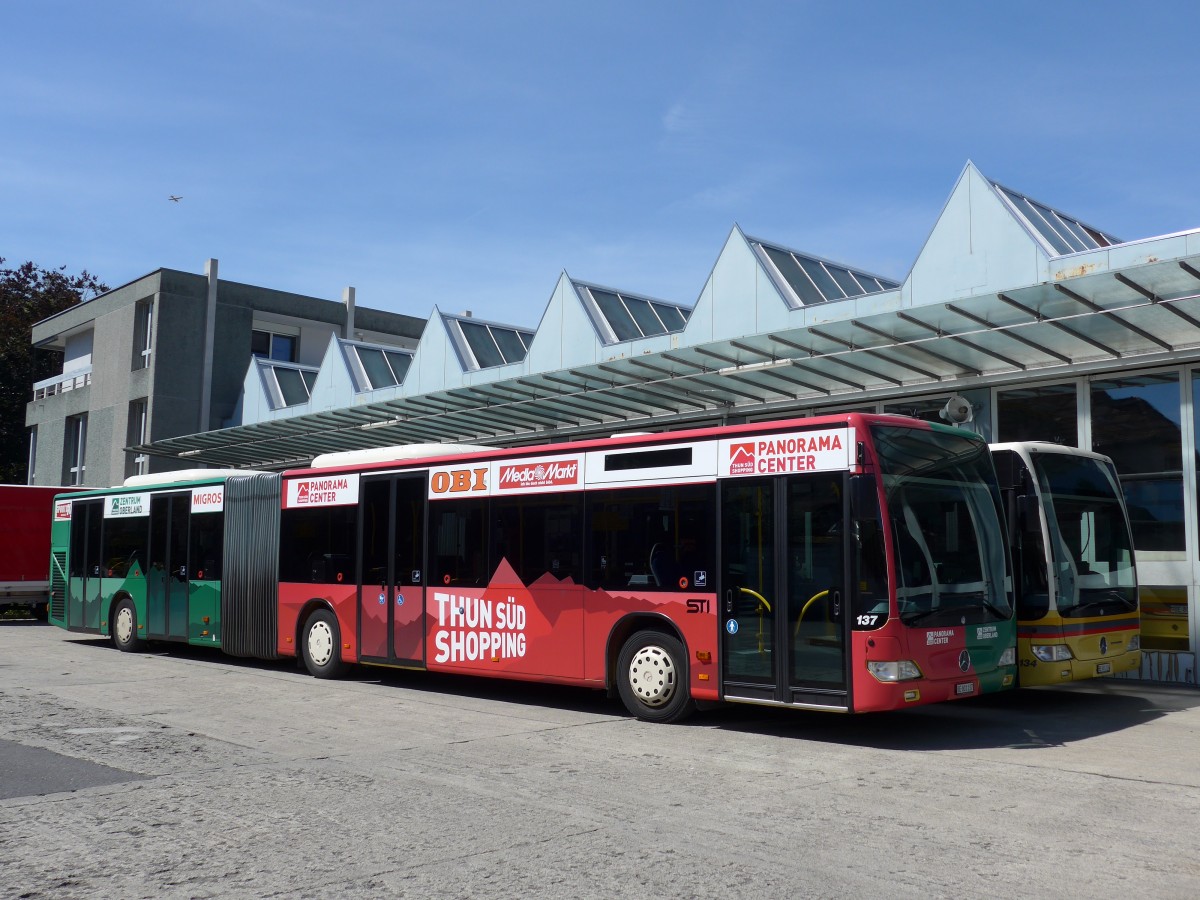 (153'945) - STI Thun - Nr. 137/BE 801'137 - Mercedes am 17. August 2014 in Thun, Garage