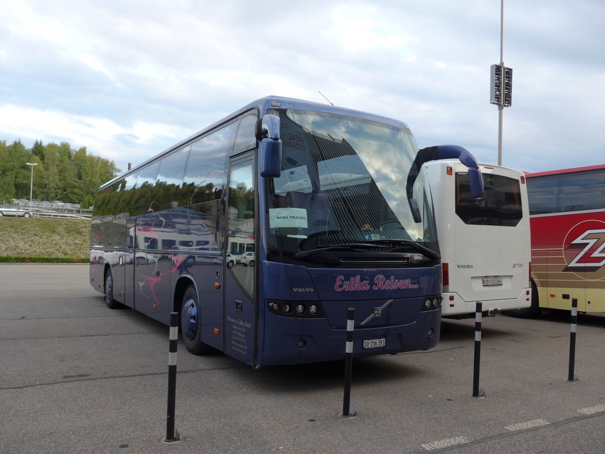 (154'377) - Erika-Reisen, Meltingen - SO 156'393 - Volvo am 21. August 2014 in Zrich, Flughafen