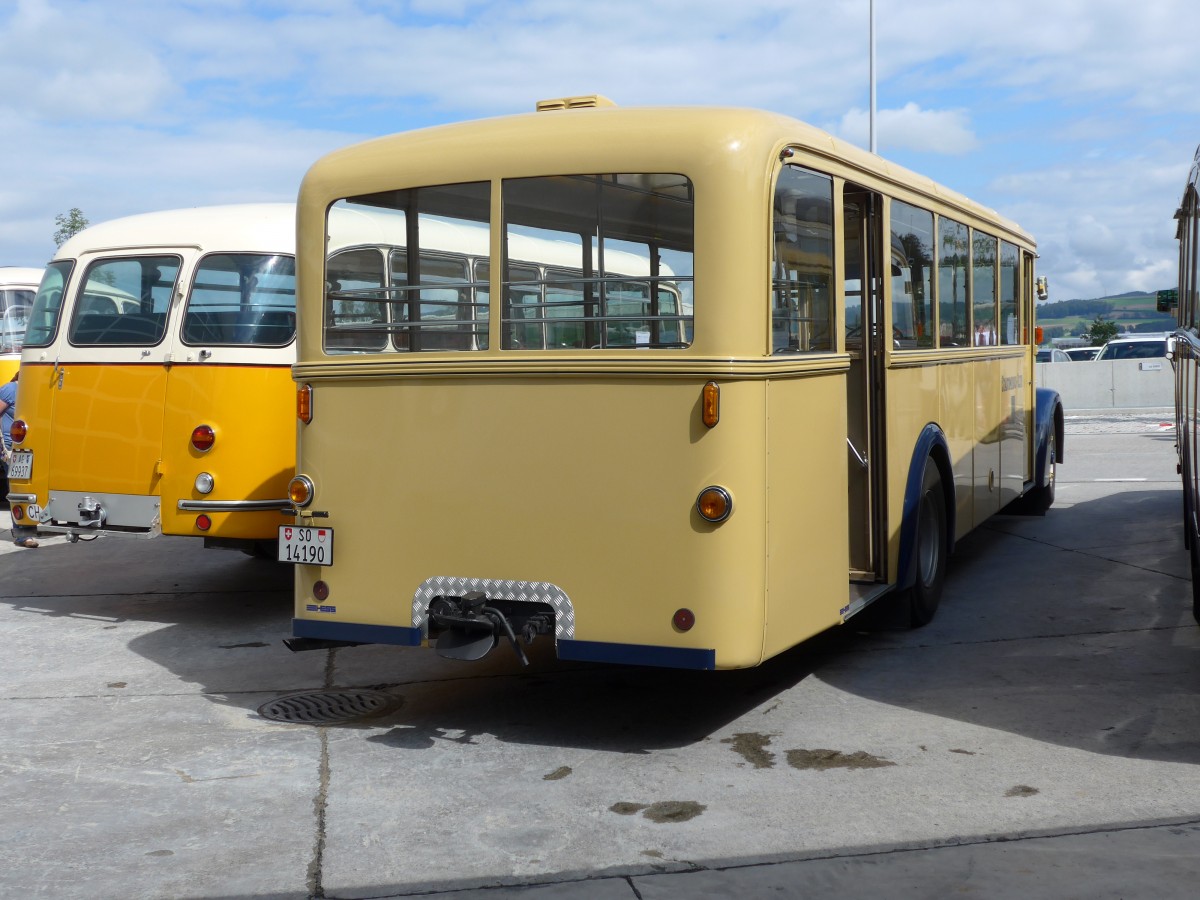 (154'517) - BOGG Wangen b.O. - Nr. 8/SO 14'190 - Berna/Hess (ex SOO Olten Nr. 8) am 30. August 2014 in Oberkirch, CAMPUS Sursee