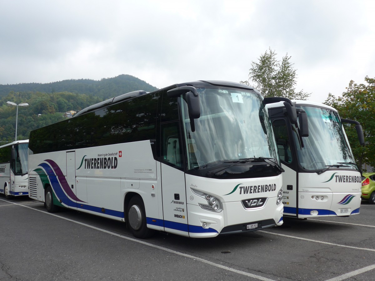 (154'909) - Twerenbold, Baden - Nr. 36/AG 385'901 - VDL am 10. September 2014 in Thun, Seestrasse