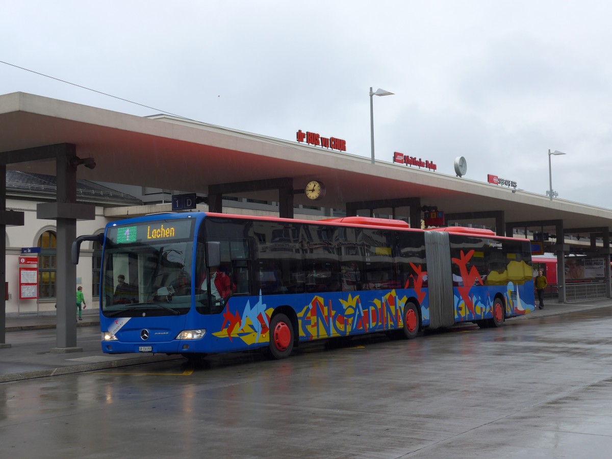 (154'930) - SBC Chur - Nr. 98/GR 156'998 - Mercedes am 13. September 2014 beim Bahnhof Chur