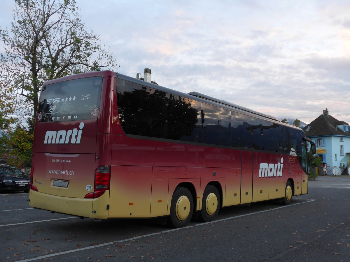 (155'774) - Marti, Kallnach - Nr. 5/BE 572'205 - Setra am 14. Oktober 2014 in Thun, Seestrasse