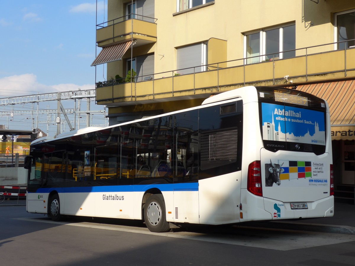 (156'286) - Welti-Furrer, Zrich - Nr. 89/ZH 661'189 - Mercedes am 28. Oktober 2014 beim Bahnhof Zrich-Oerlikon