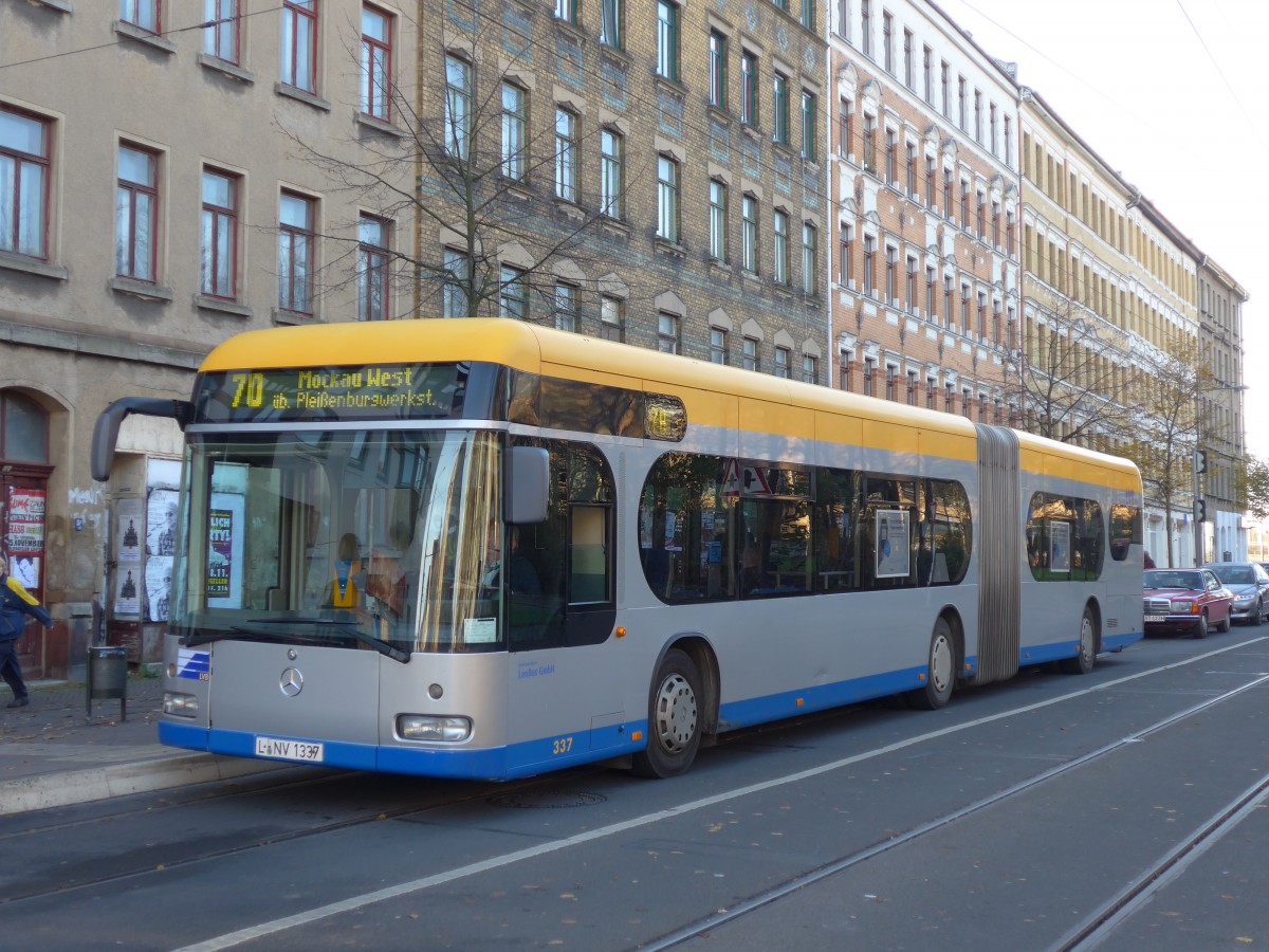 (156'559) - LeoBus, Leipzig - Nr. 337/L-NV 1337 - Mercedes am 17. November 2014 in Leipzig, Stannebeinplatz