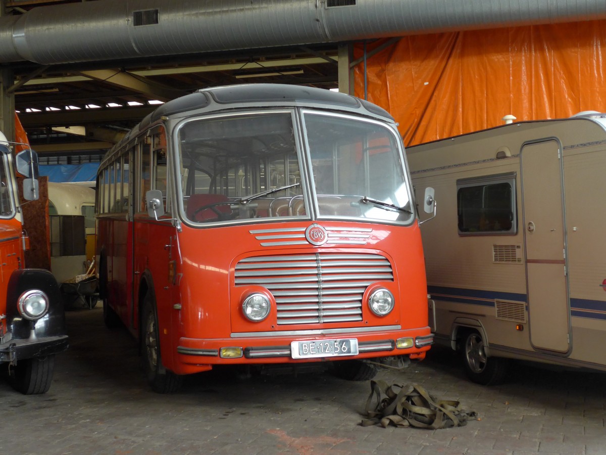 (156'957) - FRAM Drachten - Nr. 17/BE-12-56 - FBW/Gangloff (ex AFA Adelboden Nr. 3) am 20. November 2014 in Drachten, Autobusmuseum