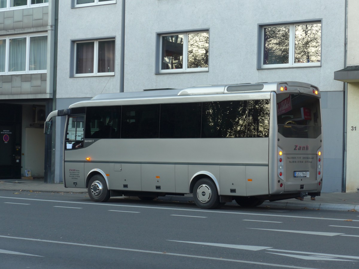 (157'259) - Zank, Weilerswist - EU-Z 7863 - Otokar am 21. November 2014 beim Hauptbahnhof Aachen