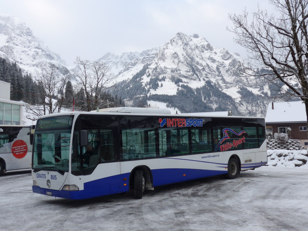 (157'925) - EAB Engelberg - Nr. 2/OW 10'224 - Mercedes (ex Nr. 6; ex TPL Lugano Nr. 11) am 26. Dezember 2014 in Engelberg, Titlisbahnen