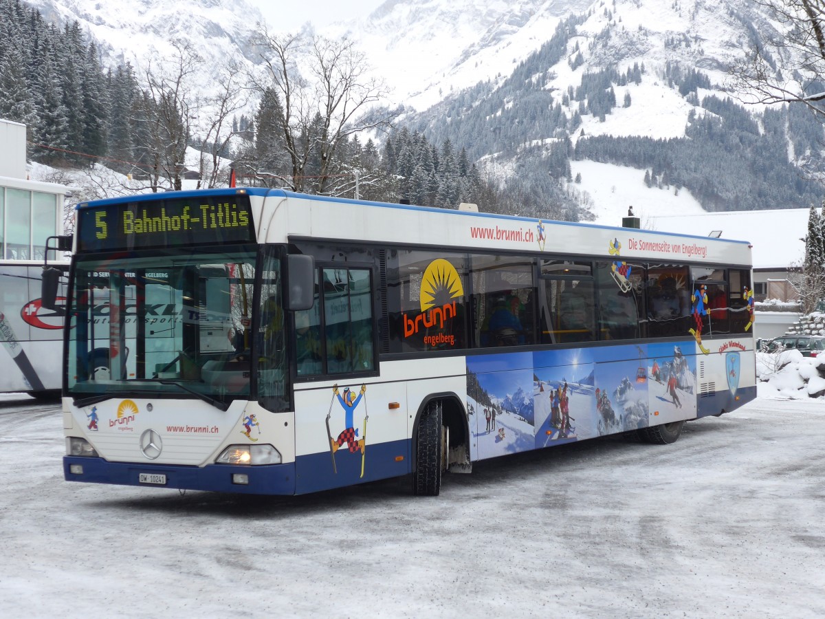 (157'946) - EAB Engelberg - Nr. 5/OW 10'241 - Mercedes/Hess (ex ZVB Zug Nr. 155; ex ZVB Zug Nr. 55) am 26. Dezember 2014 in Engelberg, Titlisbahnen