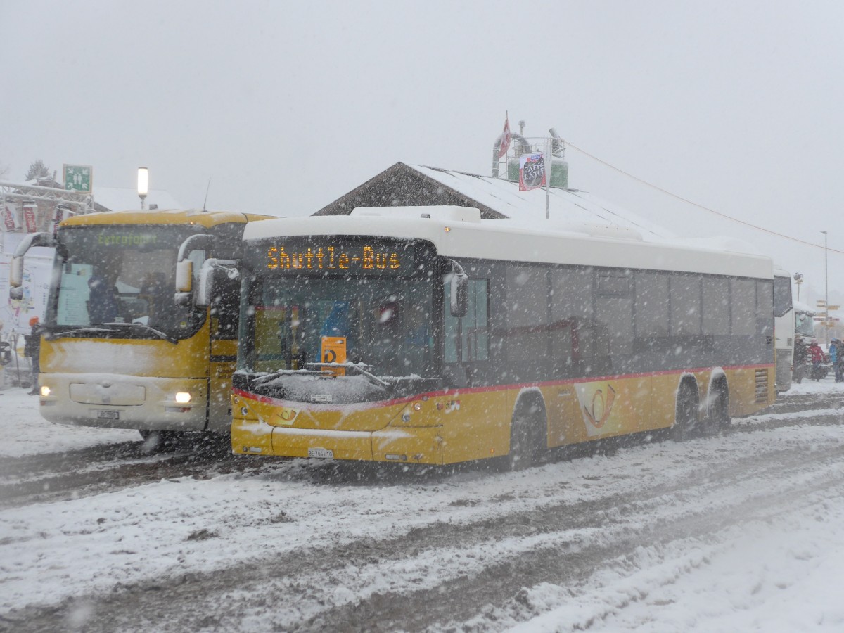 (158'269) - Engeloch, Riggisberg - Nr. 18/BE 704'610 - Scania/Hess am 11. Januar 2015 in Adelboden, Weltcup