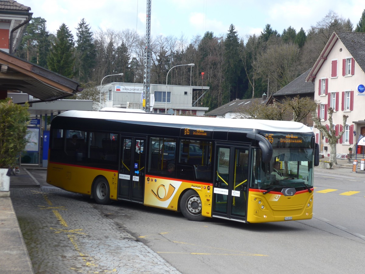 (159'444) - Moser, Flaach - Nr. 289/ZH 480'005 - Gppel am 27. Mrz 2015 beim Bahnhof Rickenbach-Attikon