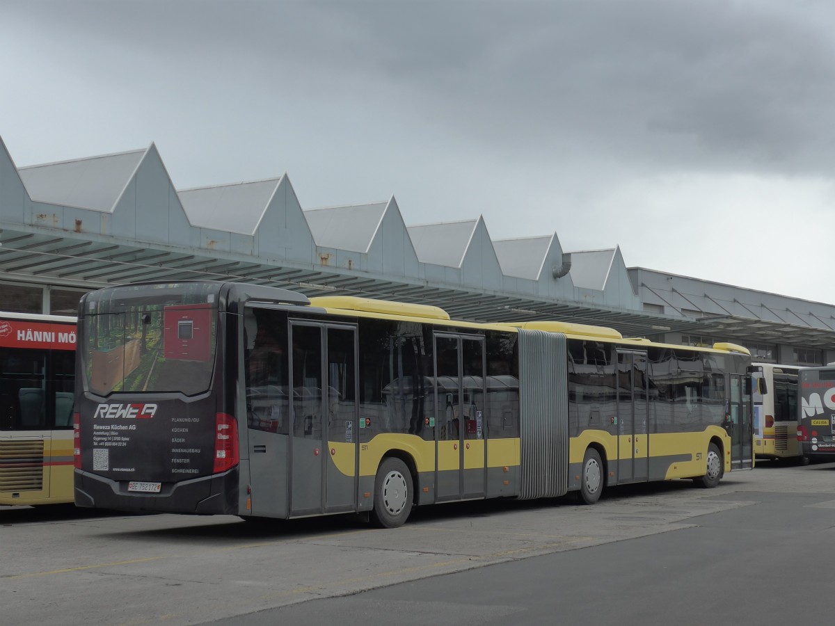 (159'530) - STI Thun - Nr. 172/BE 752'172 - Mercedes am 29. Mrz 2015 in Thun, Garage