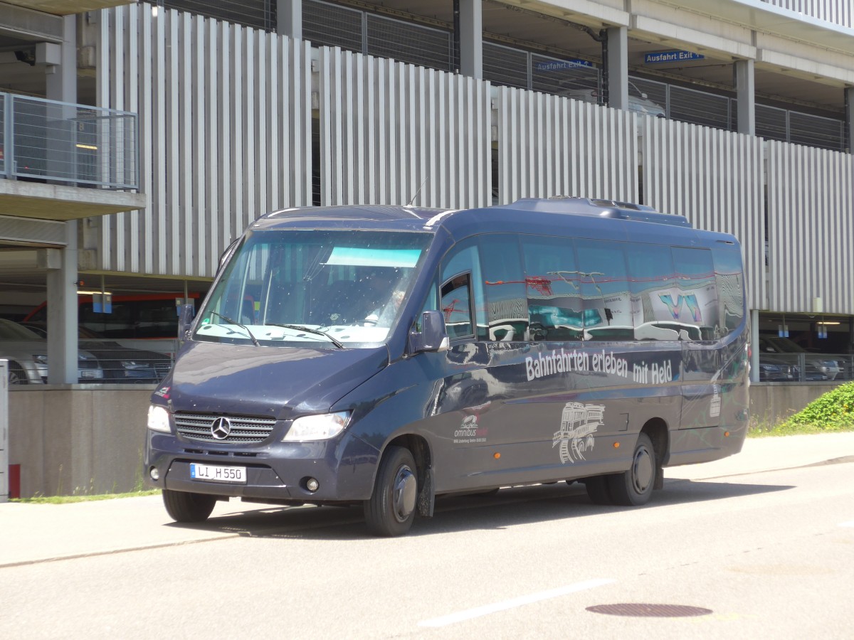 (160'210) - Aus Deutschland: Held, Lindenberg - LI-H 550 - Mercedes am 8. Mai 2015 in Zrich, Flughafen