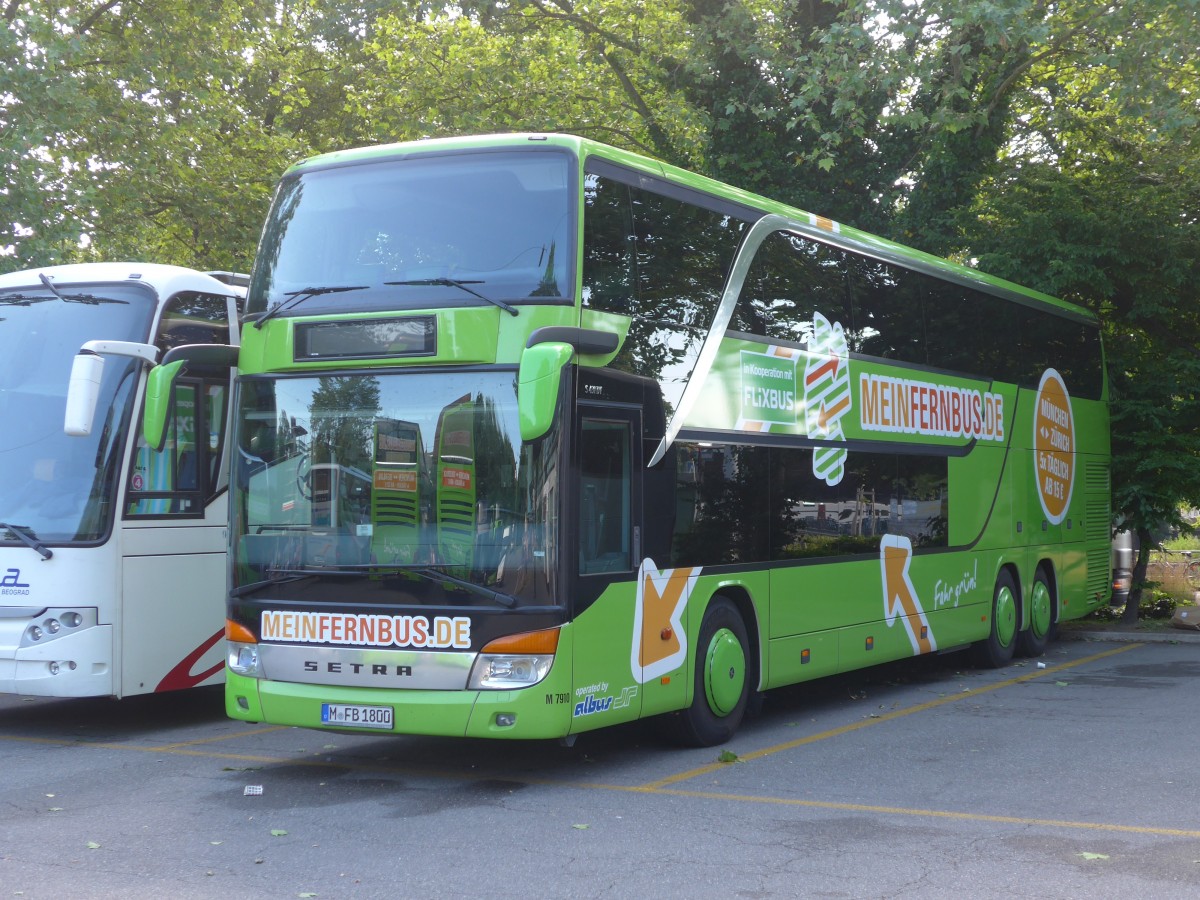 (161'744) - Aus Deutschland: Albus, Mnchen - Nr. M7910/M-FB 1800 - Setra am 6. Juni 2015 in Zrich, Sihlquai