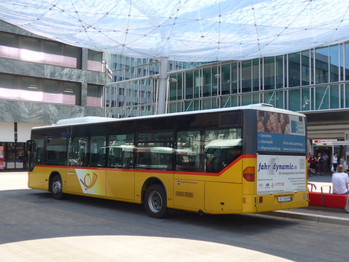 (161'904) - PostAuto Nordschweiz - AG 336'805 - Mercedes am 6. Juni 2015 beim Bahnhof Aarau