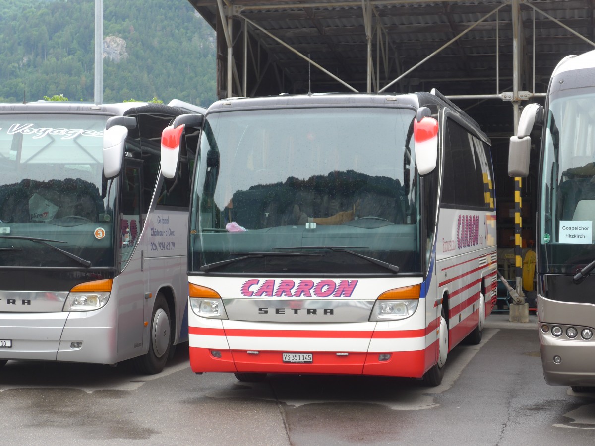 (162'087) - Carron, Fully - VS 351'145 - Setra am 14. Juni 2015 in Meiringen, Balm