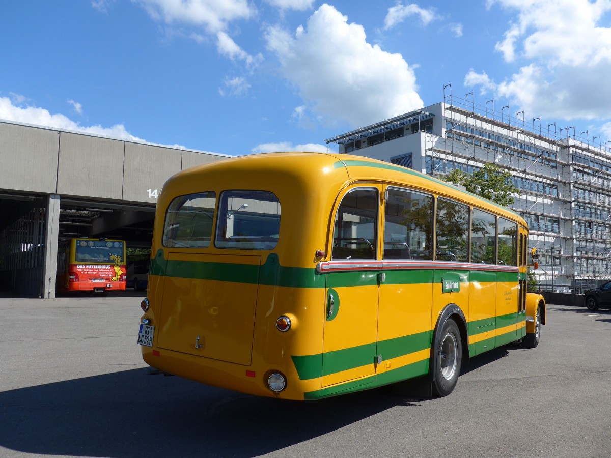 (162'556) - Hogenmller, Reutlingen - RT-LC 52H - Saurer/R&J (ex AvH Heimenschwand Nr. 1) am 24. Juni 2015 in Reutlingen, Betriebshof