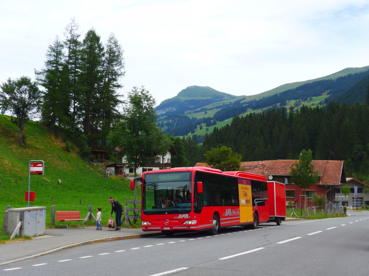 (163'151) - AFA Adelboden - Nr. 27/BE 26'773 - Mercedes am 26. Juli 2015 in Adelboden, Oey