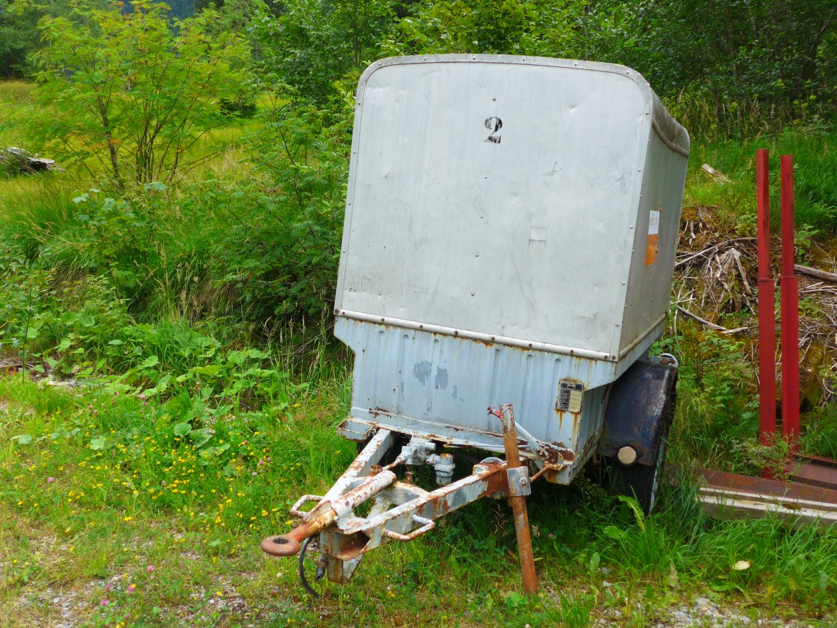 (163'162) - Pieren, Adelboden - Nr. 2 - Aebi Gepckanhnger (ex AFA Adelboden Nr. 2) am 26. Juli 2015 in Adelboden, Margeli