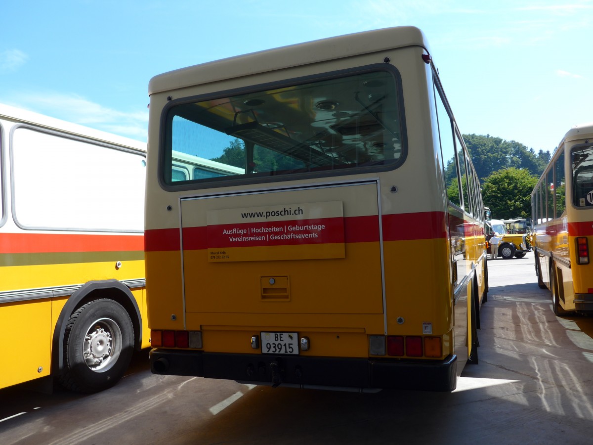 (164'139) - Kolb, Matten - Nr. 3/BE 93'915 - Saurer/R&J (ex Schmocker, Stechelberg Nr. 3; ex Nr. 1; ex Gertsch, Stechelberg Nr. 1) am 29. August 2015 in Oberkirch, CAMPUS Sursee