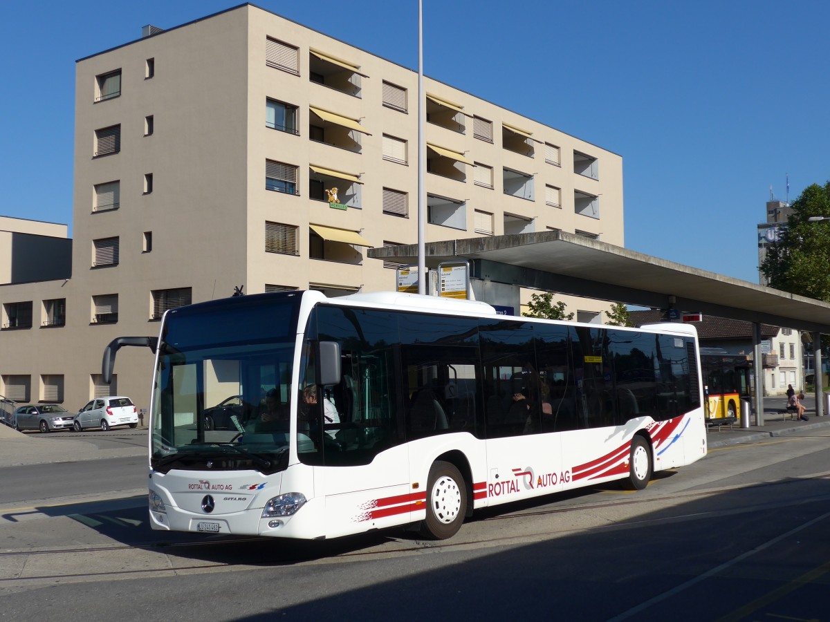 (164'256) - ARAG Ruswil - Nr. 37/LU 240'462 - Mercedes am 29. August 2015 beim Bahnhof Sursee