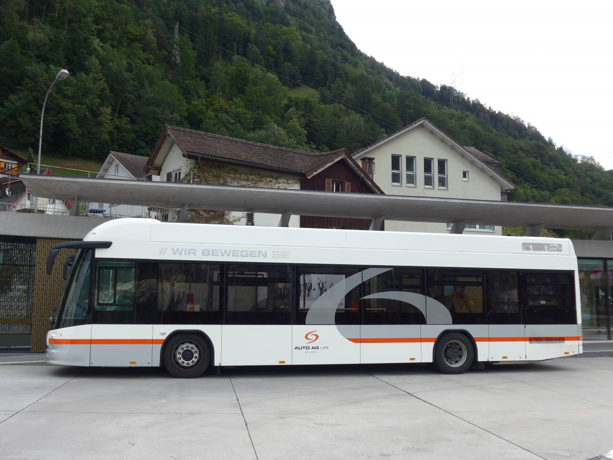 (164'902) - AAGU Altdorf - Nr. 6/UR 9140 - Hess am 16. September 2015 in Flelen, Hauptplatz