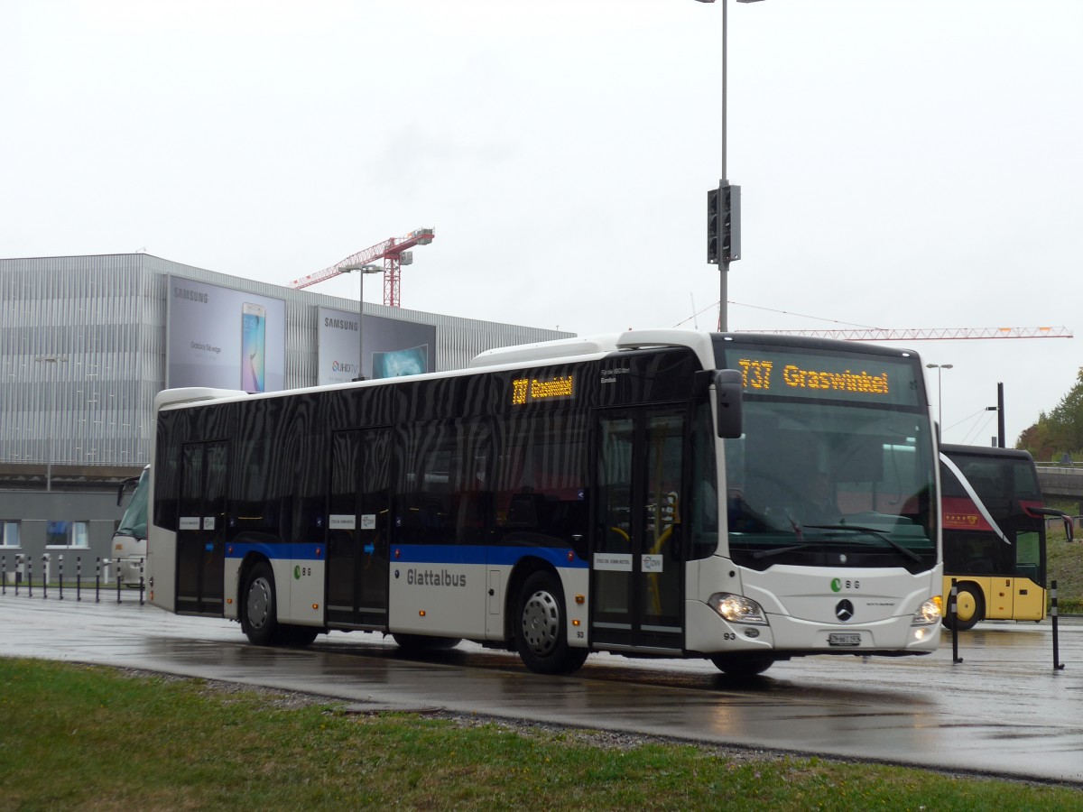 (165'019) - Welti-Furrer, Bassersdorf - Nr. 93/ZH 661'193 - Mercedes am 17. September 2015 in Zrich, Flughafen