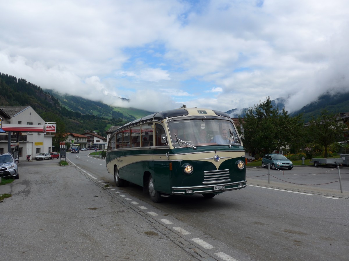 (165'267) - Fischer, Chur - GR 20'420 - Saurer/R&J (ex Geiger, Adelboden Nr. 1; ex AAGI Interlaken