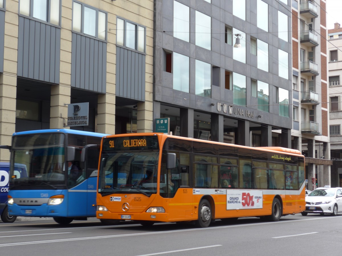 (165'524) - SACA Bologna - Nr. 1525/BF-224 JK - Mercedes (ex TPER Bologna Nr. 1525) am 23. September 2015 beim Bahnhof Bologna Centrale