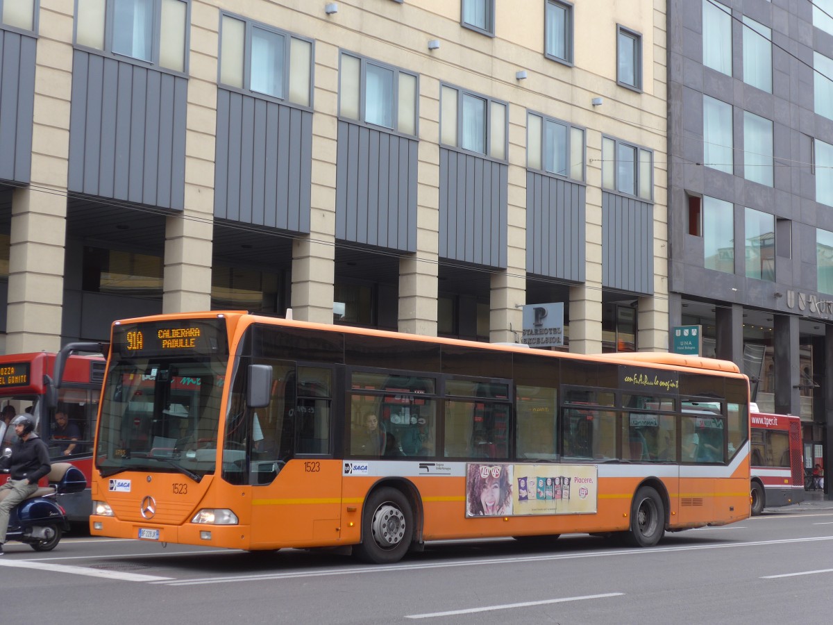 (165'553) - SACA Bologna - Nr. 1523/BF-228 JK - Mercedes (ex TPER Bologna Nr. 1523) am 23. September 2015 beim Bahnhof Bologna Centrale