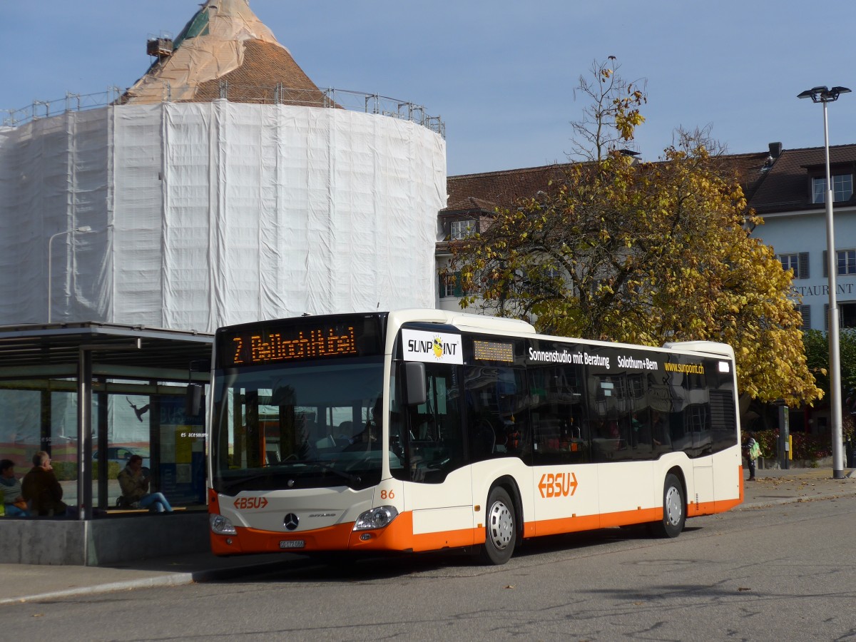 (166'453) - BSU Solothurn - Nr. 86/SO 172'086 - Mercedes am 24. Oktober 2015 in Solothurn, Amthausplatz