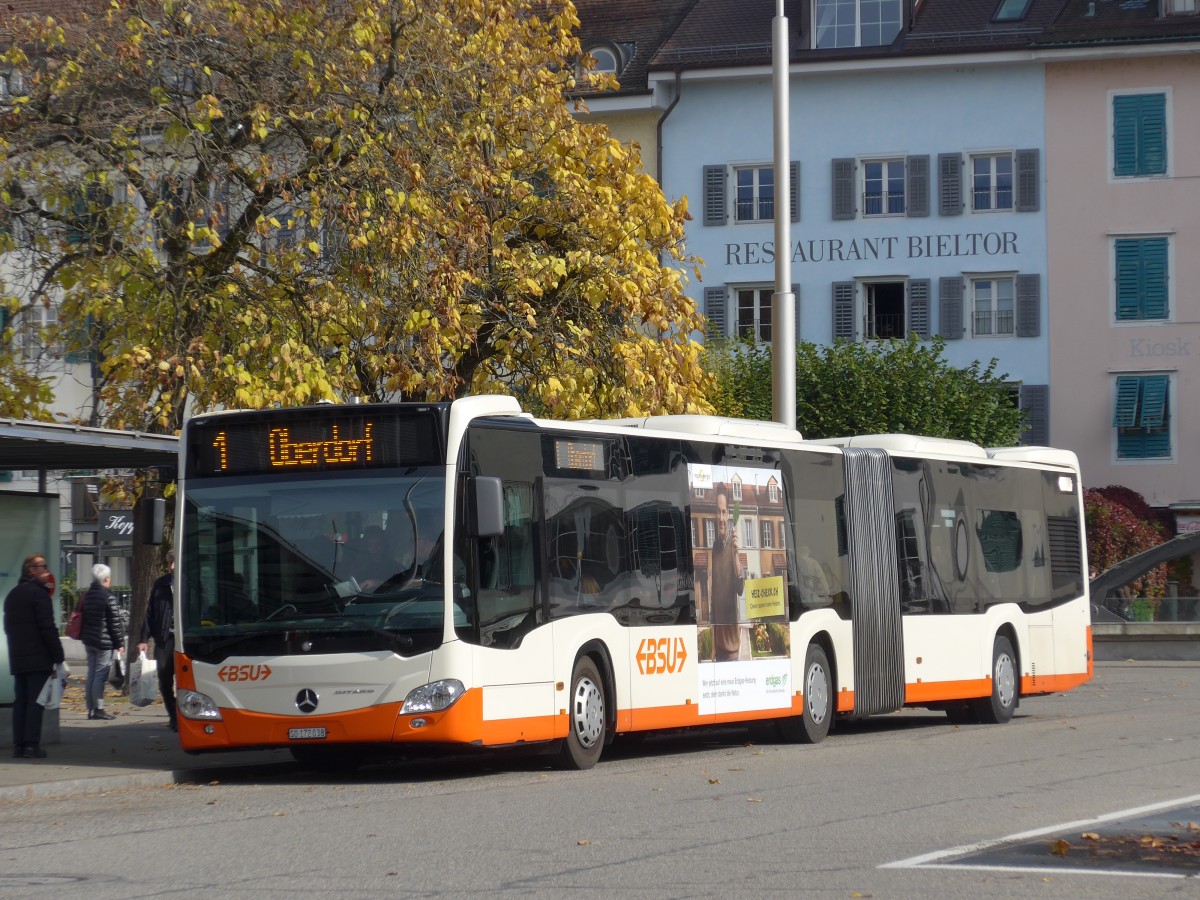 (166'454) - BSU Solothurn - Nr. 38/SO 172'038 - Mercedes am 24. Oktober 2015 in Solothurn, Amthausplatz