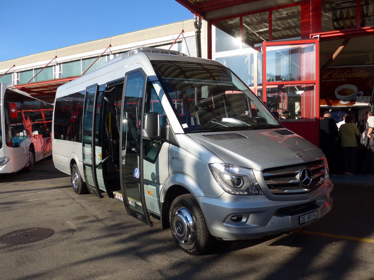 (166'529) - ZVB Zug - Nr. 194/ZG 88'194 - Mercedes am 6. November 2015 in Kloten, EvoBus