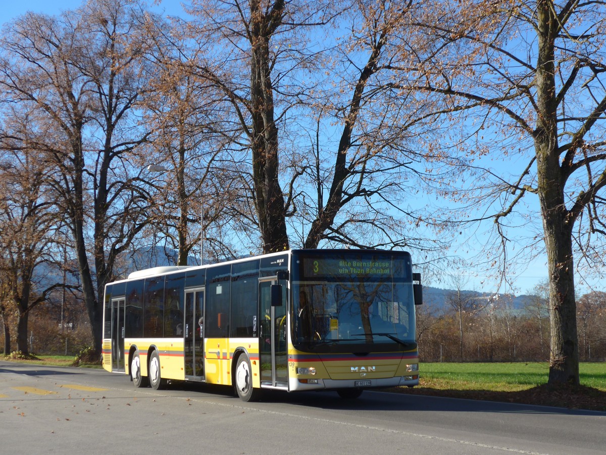 (166'587) - STI Thun - Nr. 139/BE 801'139 - MAN am 8. November 2015 in Thun, Arena Thun