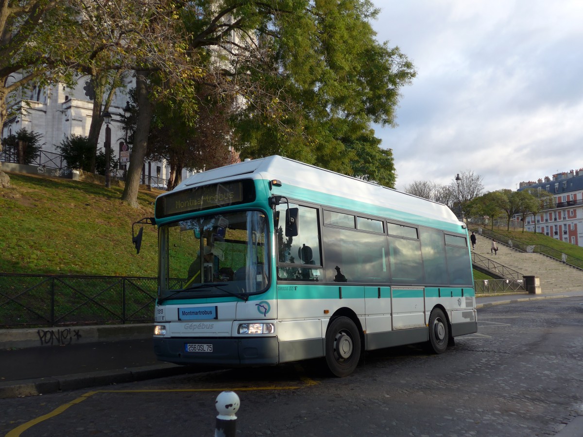 (167'071) - RATP Paris - Nr. 1313/256 QSL 75 - Gpbus am 17. November 2015 in Paris, Funiculaire