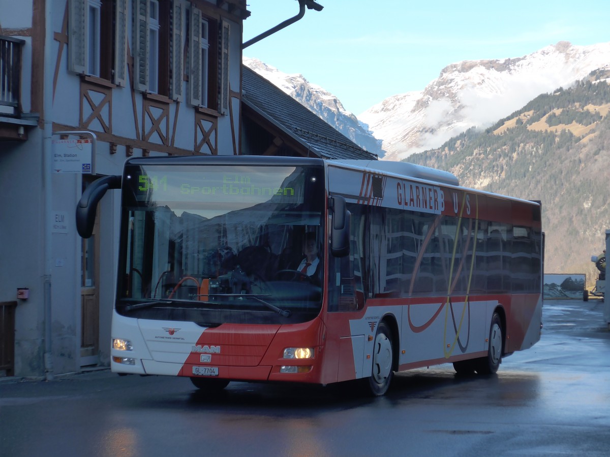 (168'216) - AS Engi - Nr. 4/GL 7704 - MAN am 1. Januar 2016 in Elm, Station