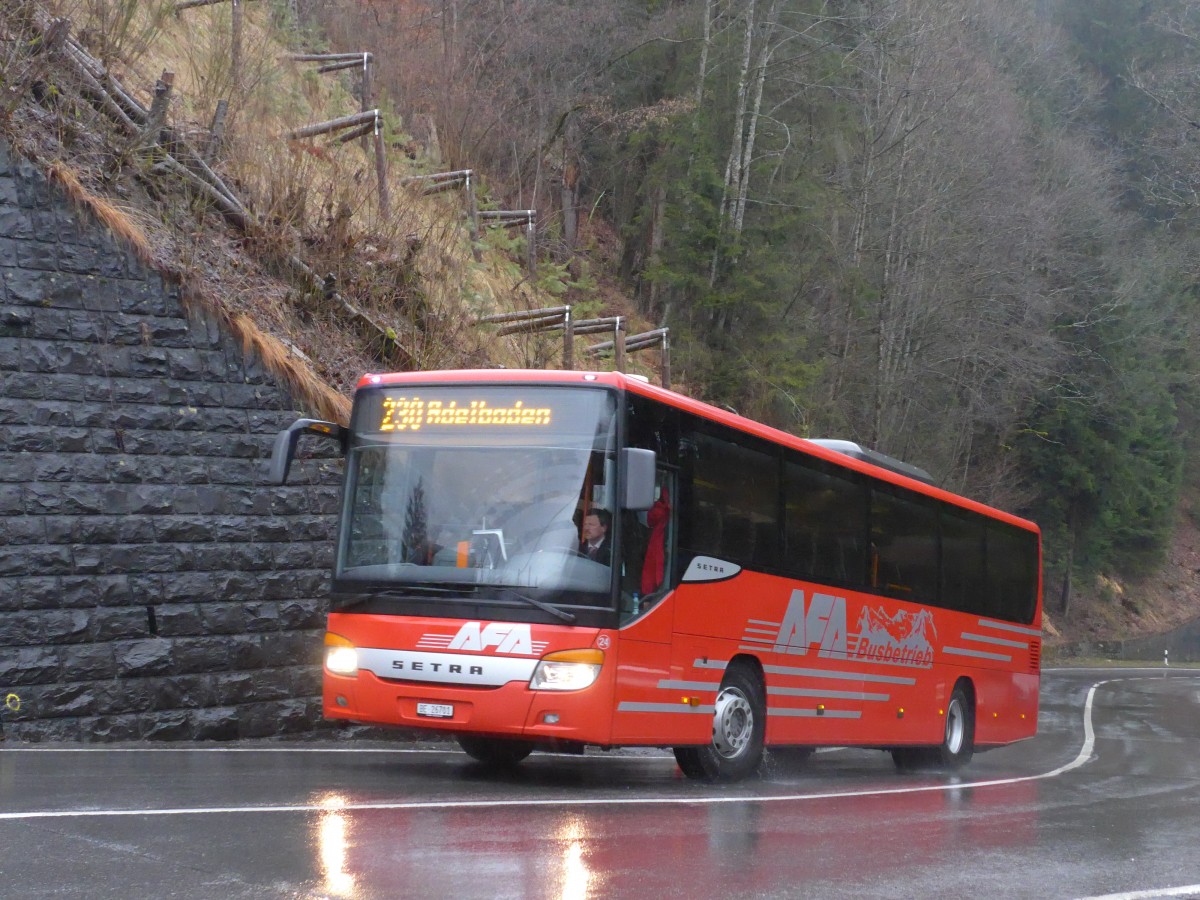 (168'430) - AFA Adelboden - Nr. 24/BE 26'701 - Setra am 10. Januar 2016 in Achseten, Husweidlistutz