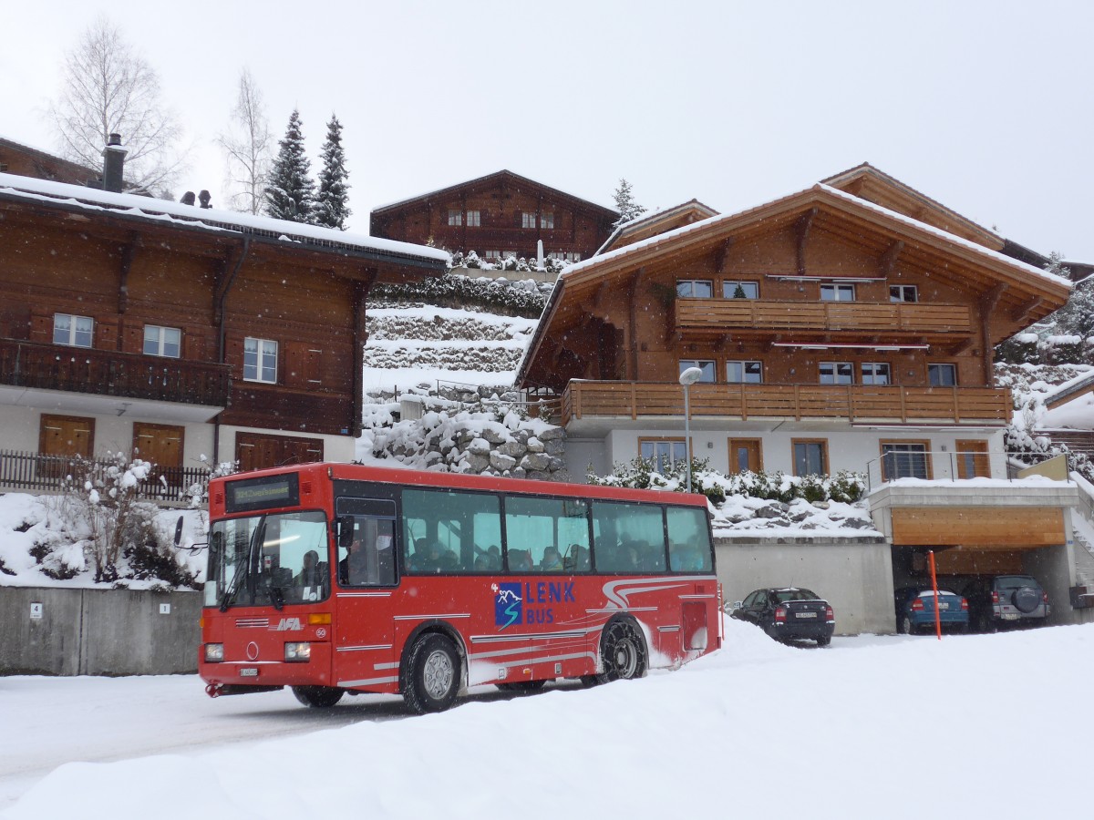 (168'484) - AFA Adelboden - Nr. 50/BE 645'415 - Vetter (ex AVG Grindelwald Nr. 21) am 17. Januar 2016 in Zweisimmen, Eggetlistrasse