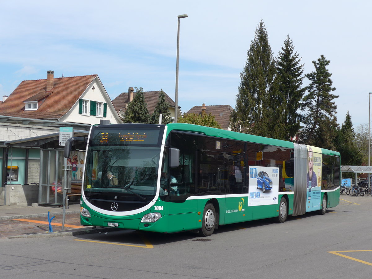 (170'284) - BVB Basel - Nr. 7004/BS 99'304 - Mercedes am 30. April 2016 in Bottmingen, Schloss