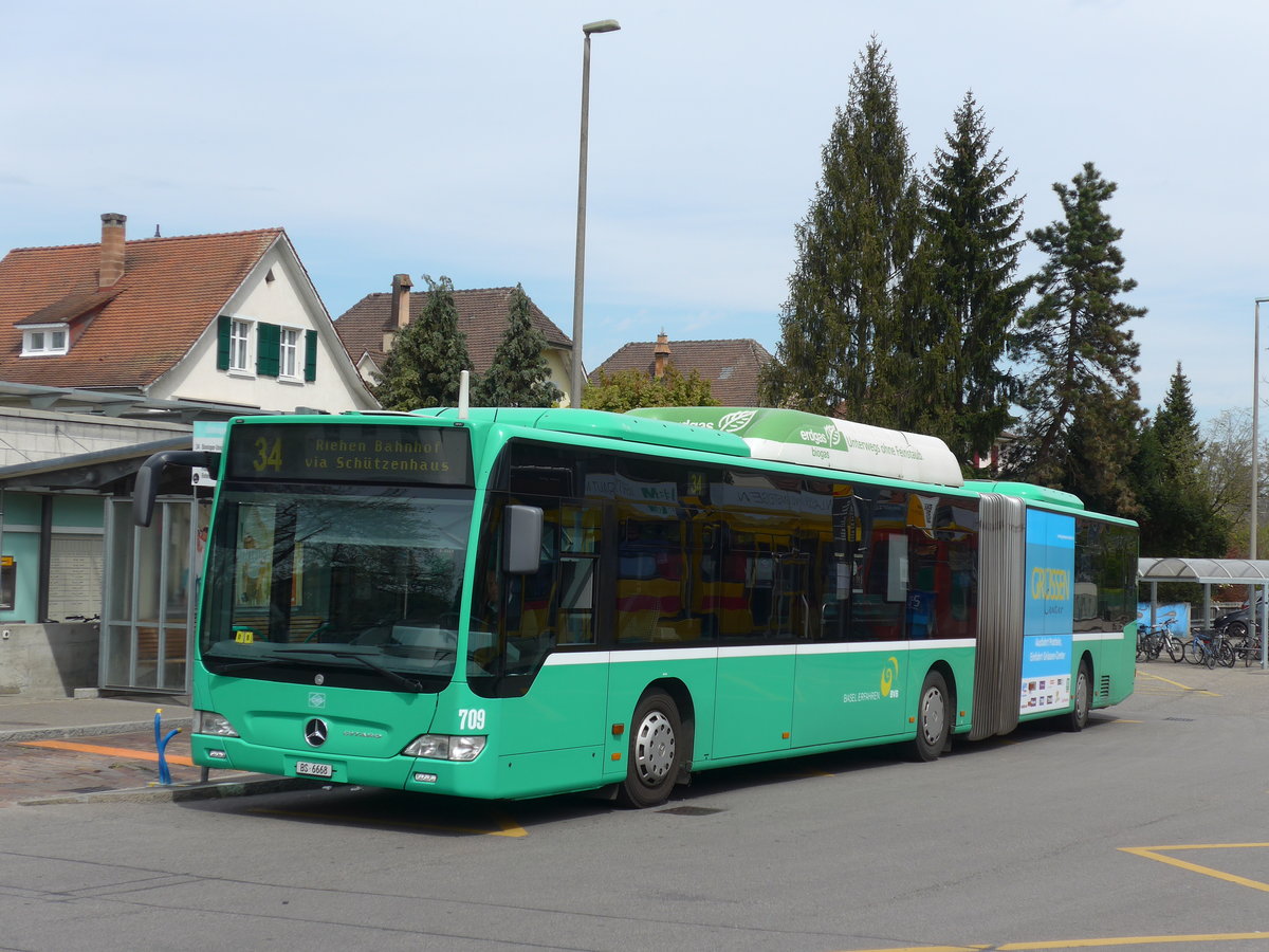 (170'292) - BVB Basel - Nr. 709/BS 6668 - Mercedes am 30. April 2016 in Bottmingen, Schloss